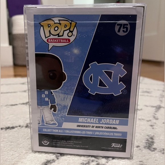 NWT | Funko Pop! #75 College Basketball North Carolina Michael Jordan - Picture 4 of 4